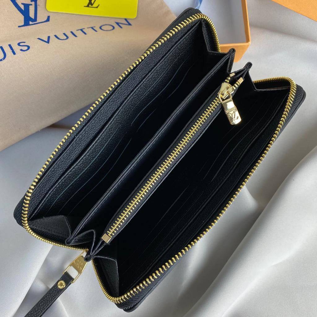 Louis Vuitton Zippy Empreinte 100% genuine leather women's wallet