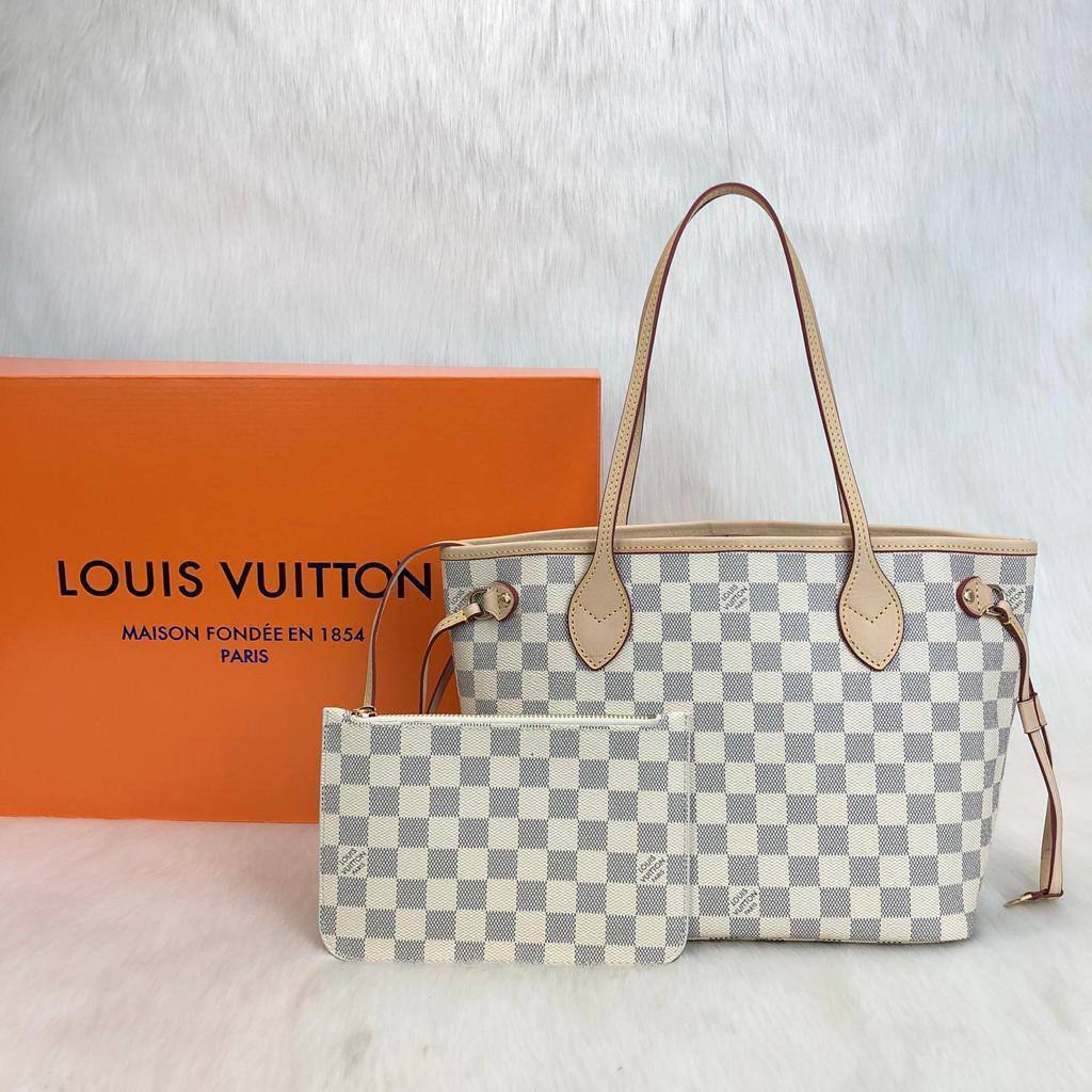 Louis Vuitton Neverfull PM genuine leather women's bag