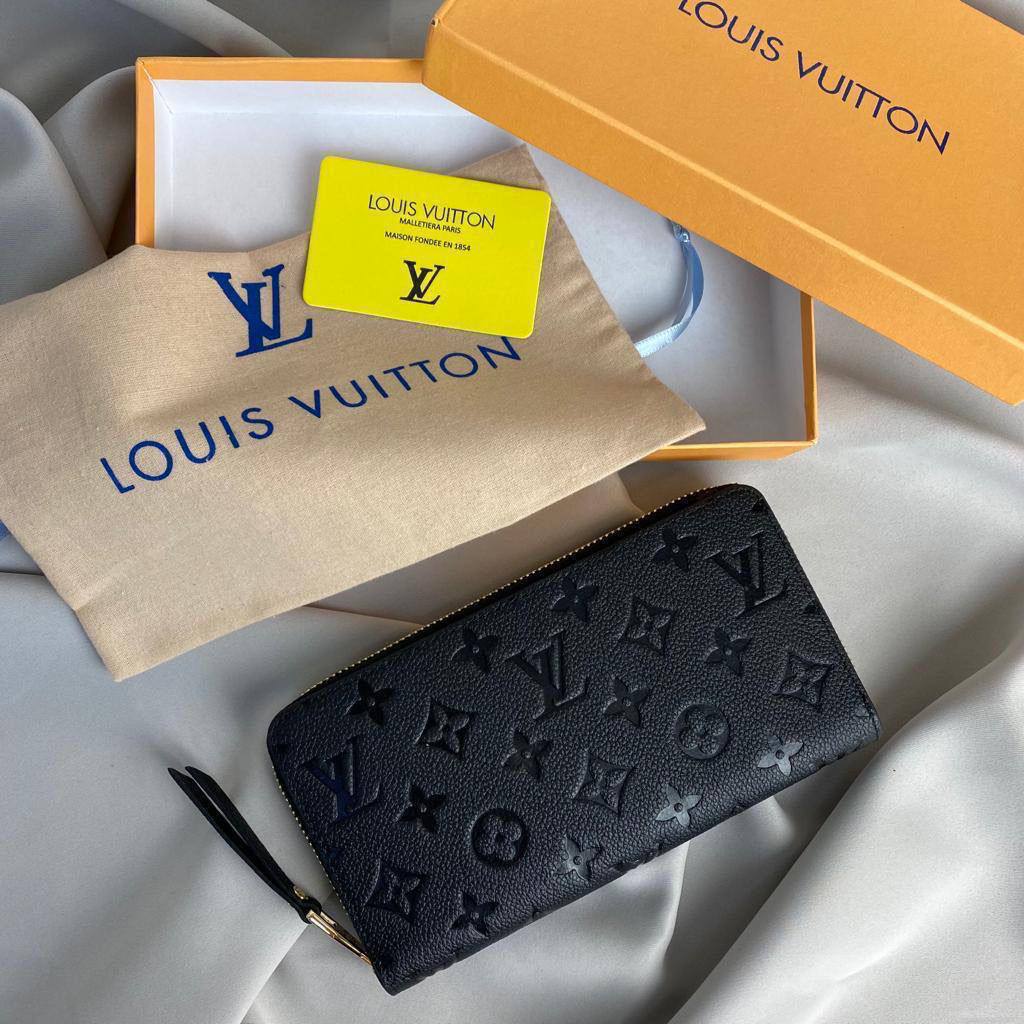 Louis Vuitton Zippy Empreinte 100% genuine leather women's wallet