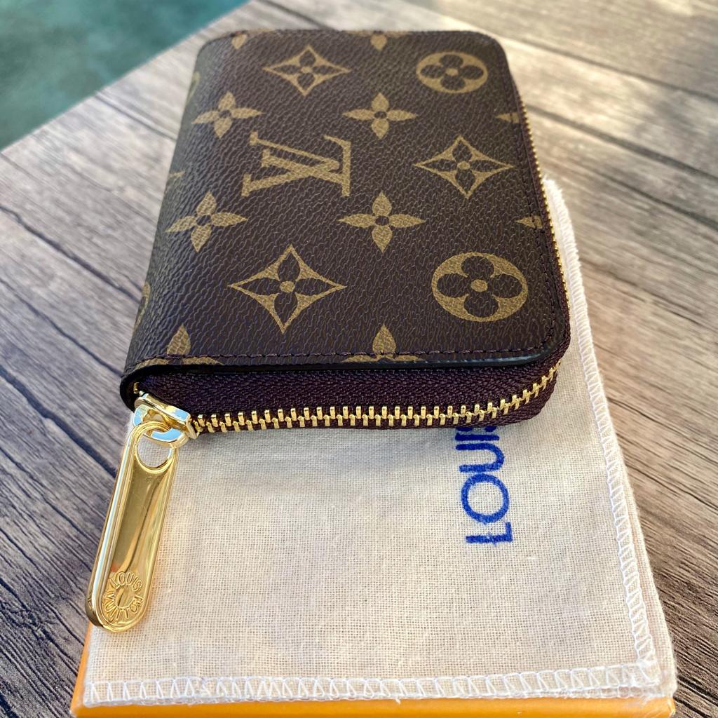 Handmade Louis Vuitton Zippy Monogram Wallet, Coin Purse