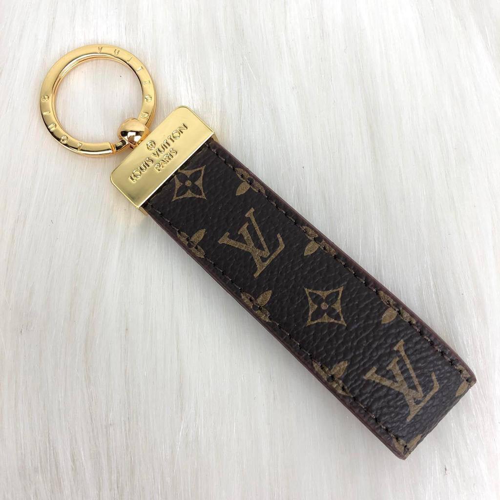 Louis Vuitton Key Chain, Bag Ornament, Leather KeyChain, Bag Accessory