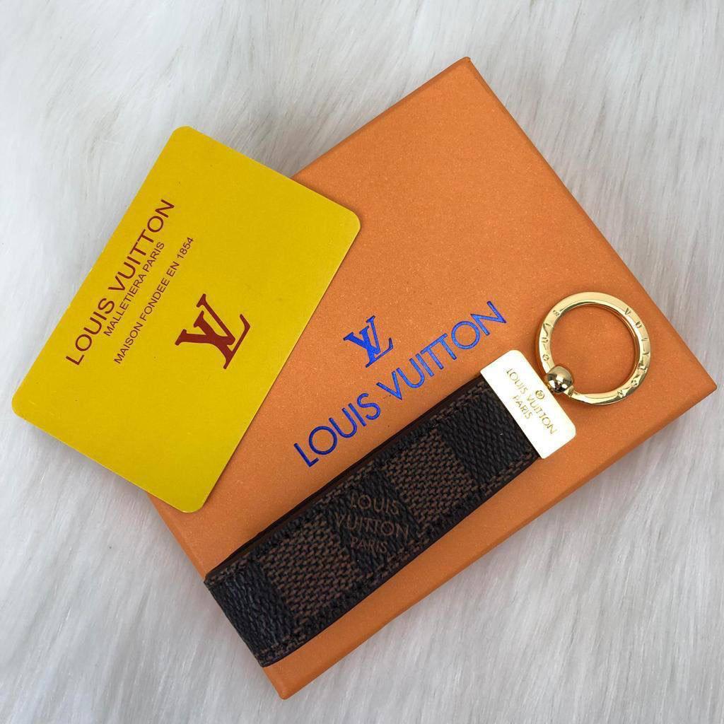 Louis Vuitton Key Chain, Bag Ornament, Leather KeyChain, Bag Accessory